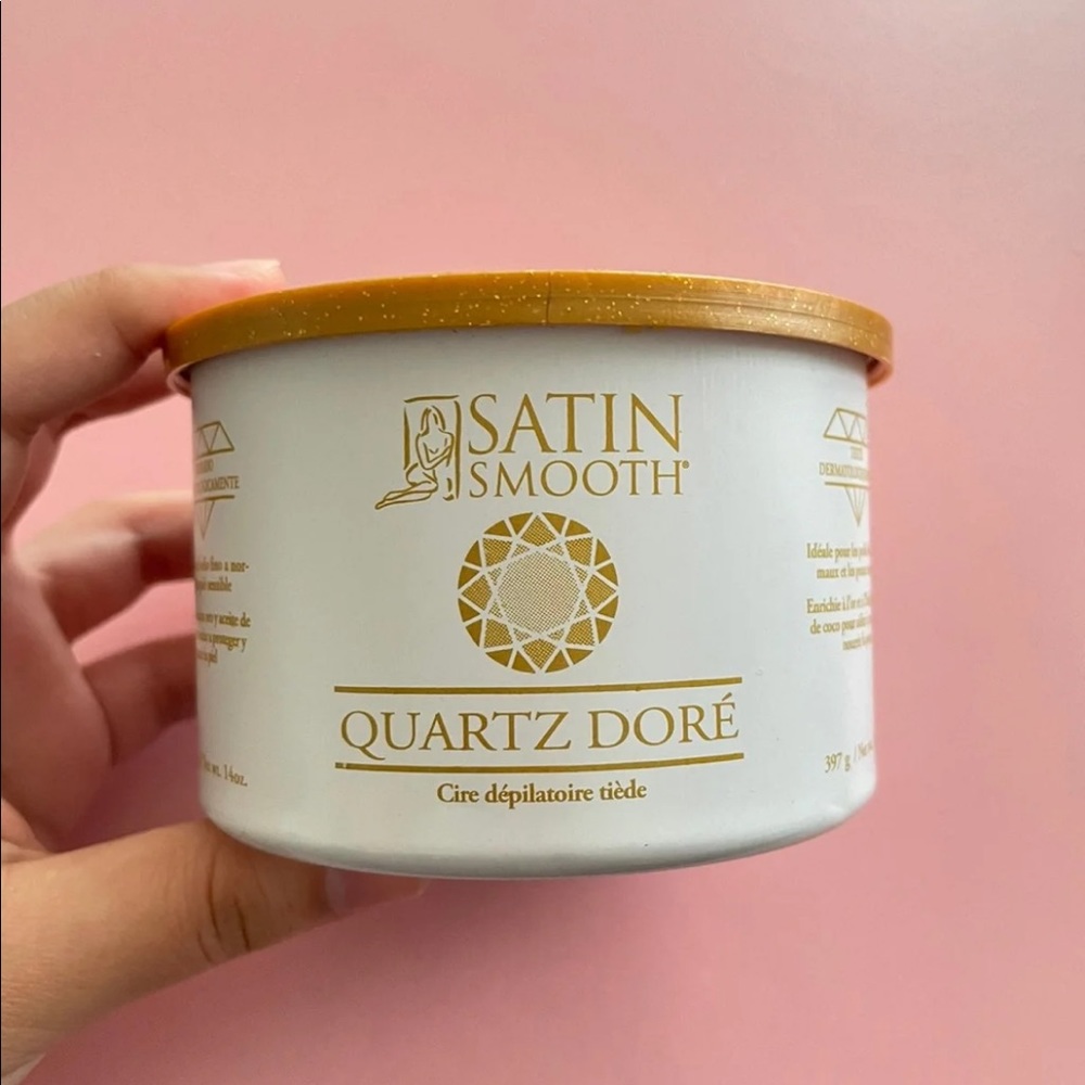 Satin smooth Golden Quartz Soft Wax 14oz